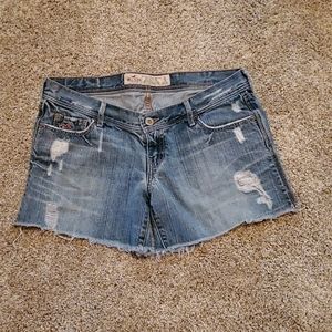 Hollister size 3 denim shorts